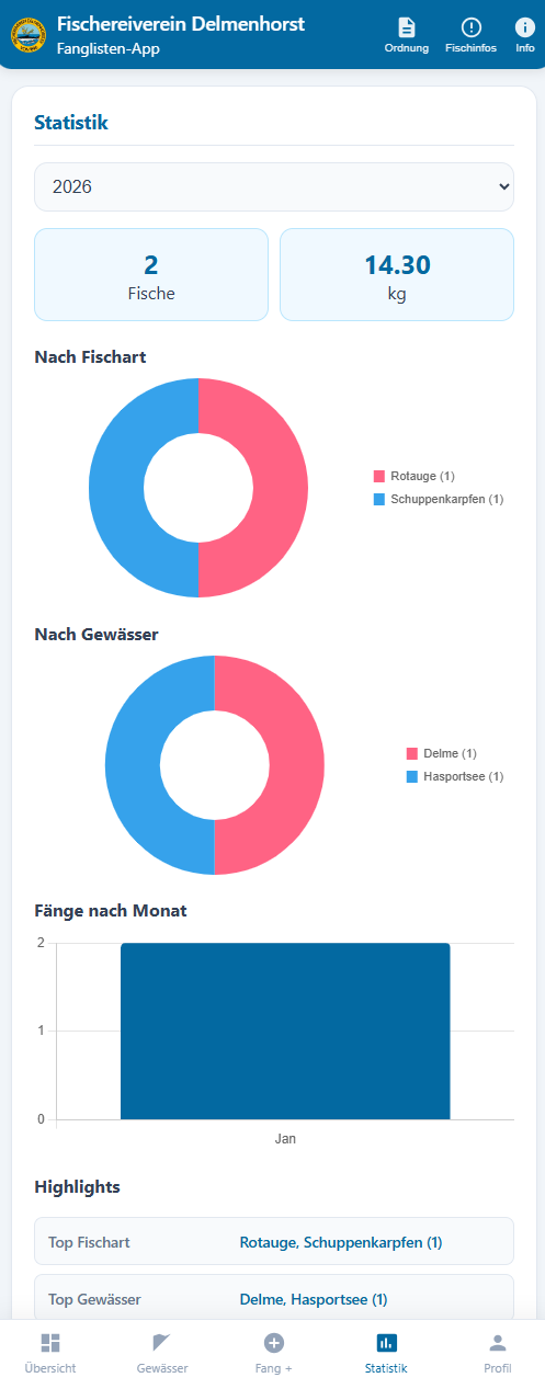 Statistik App Screenshot